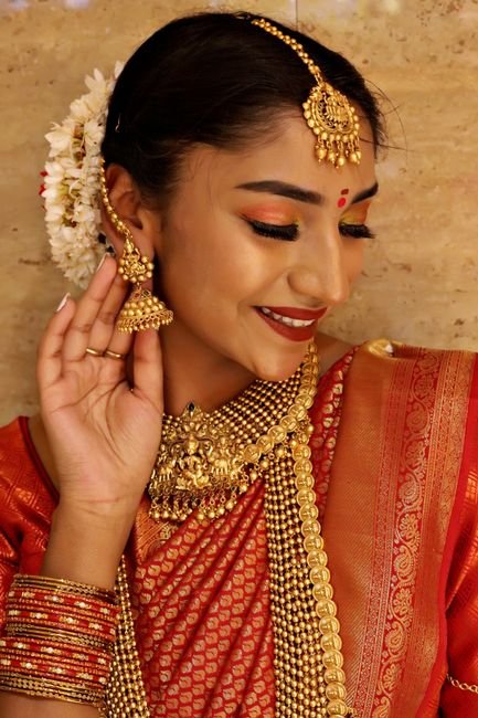 Elegant makeup portrait