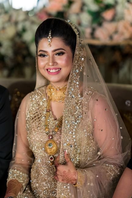 Bridal beauty look